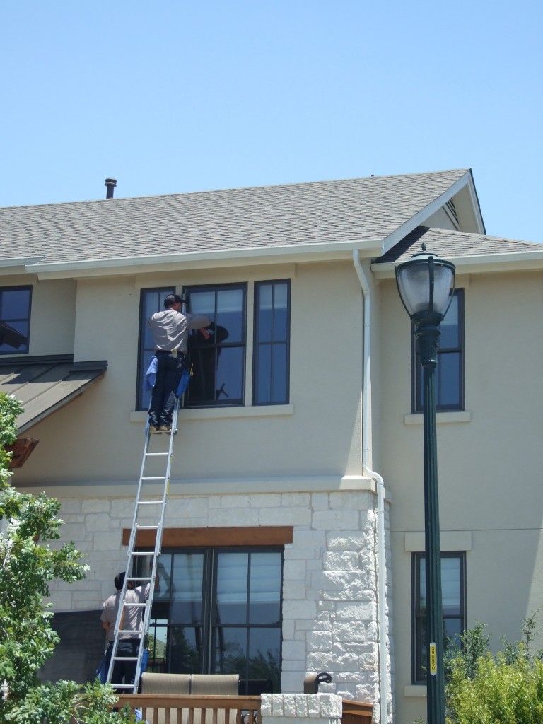 Extension Ladder Window Cleaning