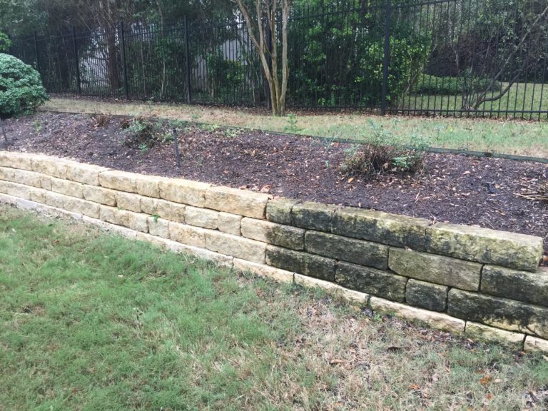 Transforming Limestone Retaining Walls | Sparkling Clean Window Company ...